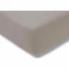 Hoeslaken 90/120x190/220cm jersey katoen taupe