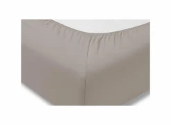 Hoeslaken 90/120x190/220cm jersey katoen taupe