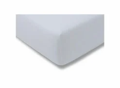 Hoeslaken 90/120x200/220cm jersey katoen soft blue