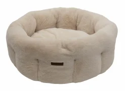 Hondenmand Champs-elysées L 80x80x28cm - stof - beige