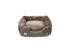 Hondenmand Supersoft S 50x40cm - stof - donkerbruin