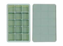 Cosy & Trendy Ijsblokjesvorm 18,3x11,3cm - silicone - groen