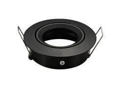 Inbouwspot zwart GU10, excl. lamp