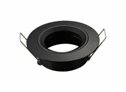 Inbouwspot zwart GU10, excl. lamp