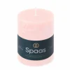 Spaas Kaars Cilinder Rustiek lichtroze