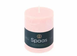 Spaas Kaars Cylinder Rustiek lichtroze