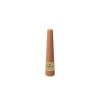 Spaas Kaars Obelisk geribbeld 25u beige