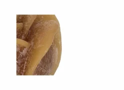 Kaars Roses Sculptures S Ø8,50x6,50cm - rustiek - cognac