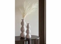 Kaarsenhouder Olina H37,5cm - keramiek - crème