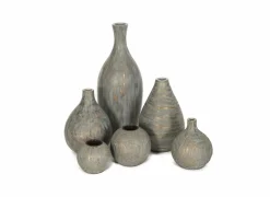 Kaarsenhouder San H11cm grijs