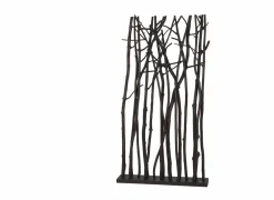 Kamerscherm Georges 100cm - mango massief - zwart