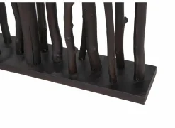 Kamerscherm Georges 100cm - mango massief - zwart