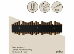 Kapstok Picket 8 Hook 61cm - walnoot