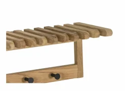 Kapstok Samia 80cm - massief eik - naturel
