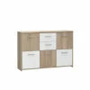 Kast Best Chest 114x30x78cm - decor - sonoma eik & wit