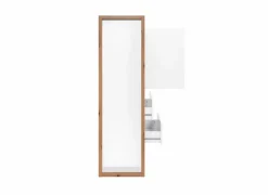 Kast Denver 120x40x139cm - decor - wit & artisanale eik