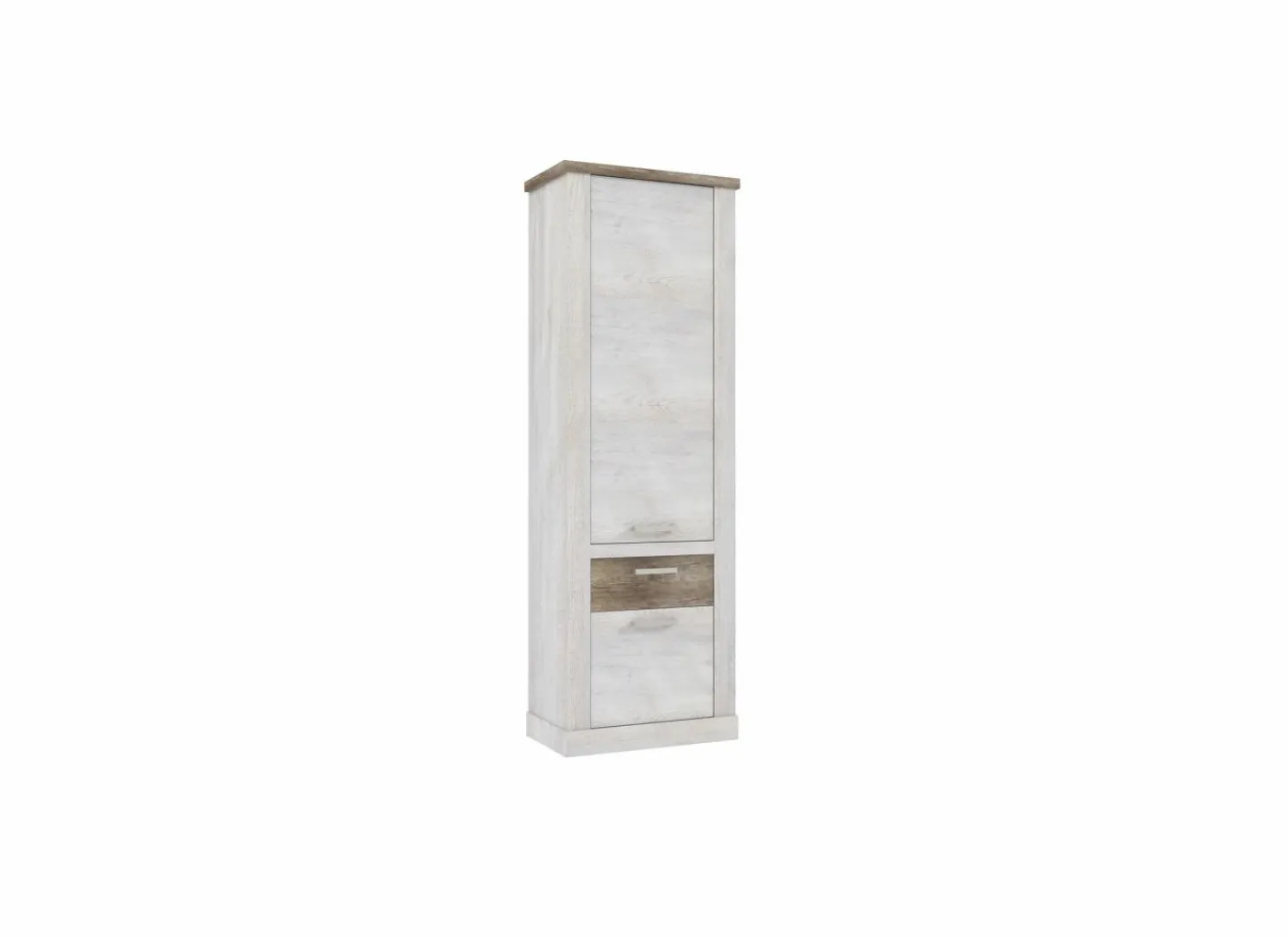 Kast Duro 71x212x41cm - decor - pine white & antique oak