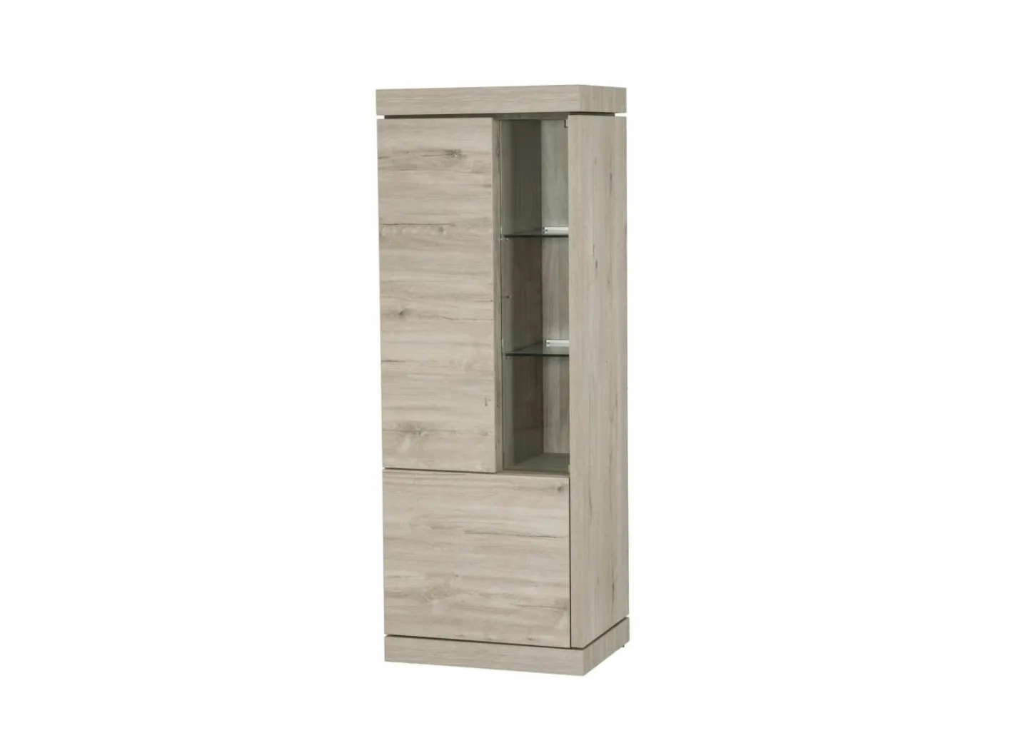 Kast Etna 66x183x50cm - decor - millenium eik & lichtgrijs