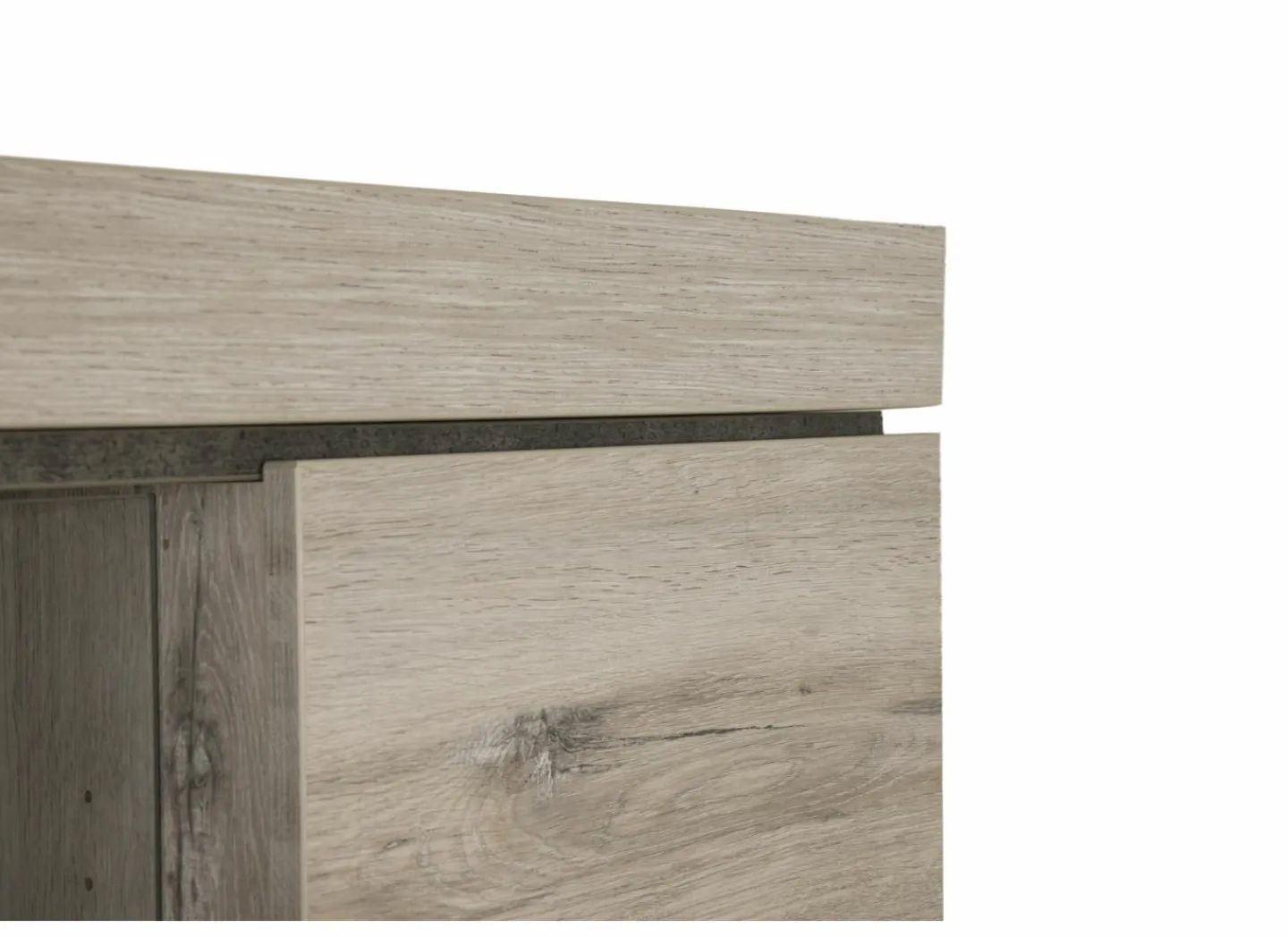 Kast Etna 66x183x50cm - decor - millenium eik & lichtgrijs