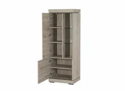 Kast Etna 66x183x50cm - decor - millenium eik & lichtgrijs