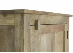 Kast Quinoa 75x40x178cm - mango massief - naturel