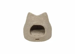 Kattenmand Curl Plush 45x45x42cm - polyester - wit