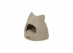 Kattenmand Curl Plush 45x45x42cm - polyester - wit