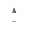 Kerstboom op voet H58cm - hout massief & metaal - grijs/zwart