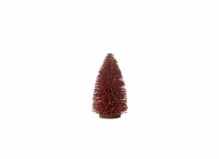 J line Kerstdecoratie Kerstboom met bessen H22cm - kunststof - rood
