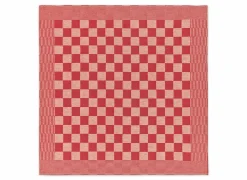 Tiseco Keukenhanddoek BBQ 65x65cm - katoen - rood