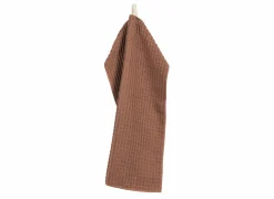 Tiseco Keukenhanddoek Essentials 60x40cm - polyester & katoen - cognac