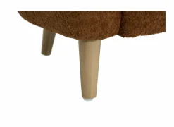 Kinderfauteuil Hush 54x44x41cm - polyestervezel - cognac