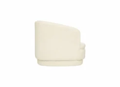 Kinderfauteuil Sky bouclé wit