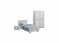 Kinderkamer Elvis met bed 90x200cm - kleerkast 126cm en 1 nachtkastje