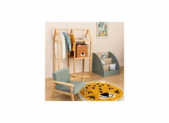 Kindertapijt Luipaard Ø90cm - katoen - multicolor