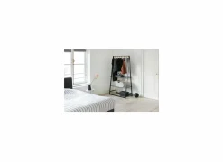 Brabantia Kledingrek Linn 98,9x57x190cm - metaal - zwart