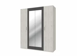 Kleerkast Adria 178cm - decor - zandeik & wolframgrijs