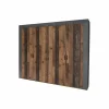 Kleerkast Attaylar 230cm - decor - oldwood vintage & donkergrijs