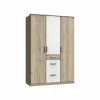 Kleerkast Cariba 135cm - decor - sanremo & wit