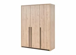 Kleerkast 165cm - decor - bruin