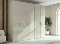 Kleerkast 250cm - decor & glas - champagne