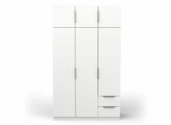 Kleerkast Ghost 119cm - decor - wit