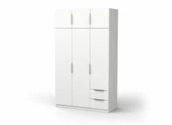 Kleerkast Ghost 119cm - decor - wit