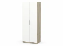 Kleerkast Ghost 79cm - decor - kronberg eik & wit