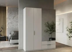 Kleerkast Ghost 157cm - decor - wit