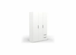 Kleerkast Ghost 119cm - decor - wit