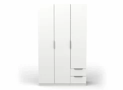 Kleerkast Ghost 119cm - decor - wit
