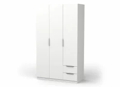 Kleerkast Ghost 119cm - decor - wit