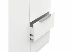 Kleerkast Ghost 119cm - decor - wit