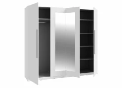 Kleerkast Helen 228cm - decor - wit